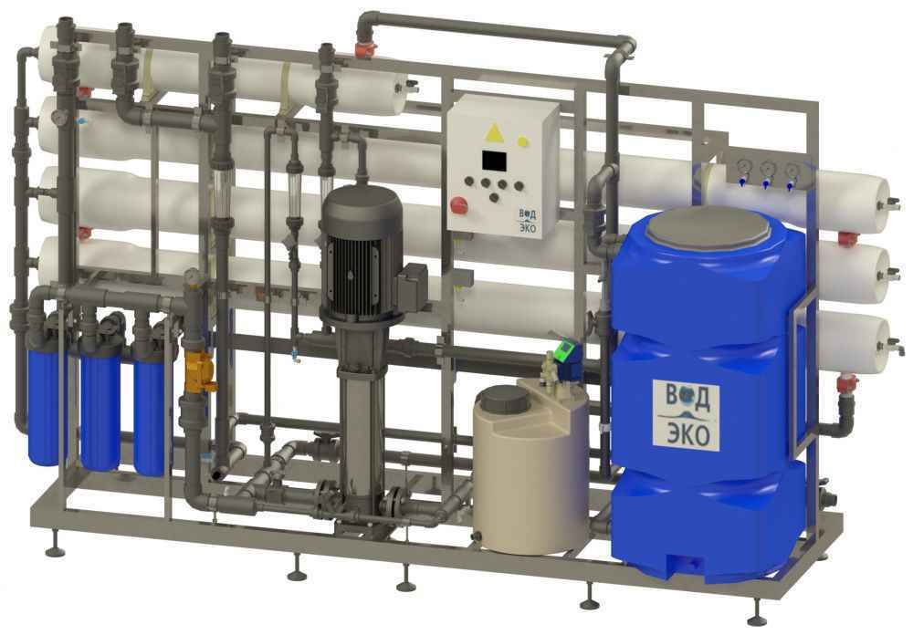 Установка обратного осмоса АКВАФЛОУ RO 80-10,0