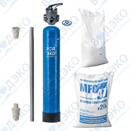 Установка фильтрации и обезжелезивания АКВАФЛОУ FR 20/F-56A